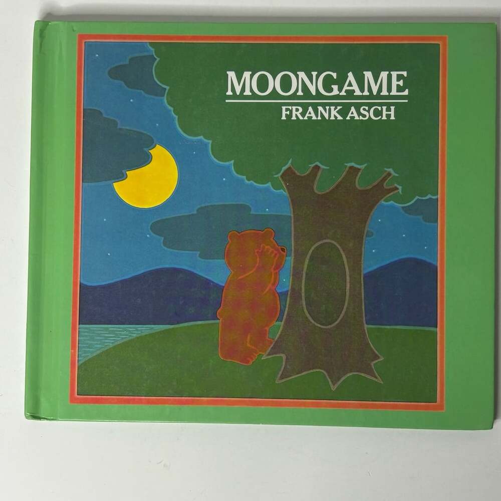 Moongame by Frank Asch Hardcover Children's Book Weekly Reader Edition